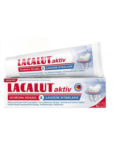 Lacalut Aktiv Ochrona Dziąseł i Łagodne...