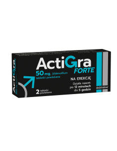 Actigra Forte 50 mg 2 tabletki powlekane
