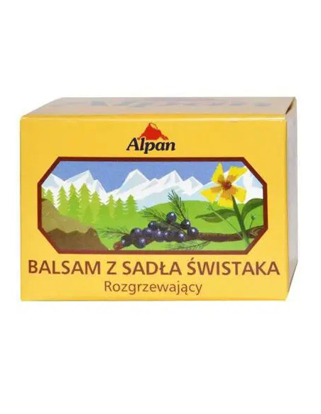 Rozgrzewający balsam z sadła świstaka 50 g Alpan