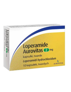Loperamide Aurovitas 2 mg 10 kaps.