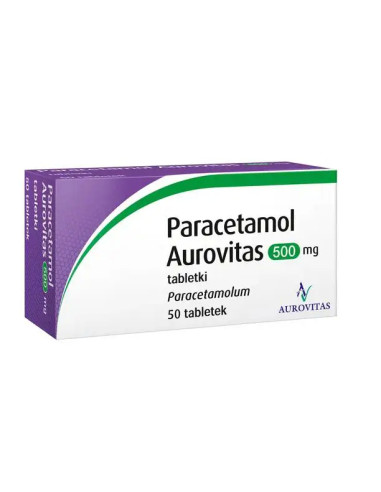 Paracetamol Aurovitas 500 mg 50 tabl.