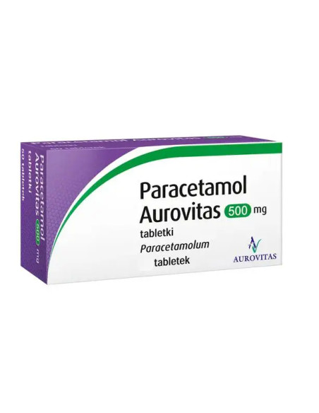 Paracetamol Aurovitas 500 mg 24 tabl.
