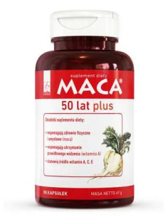 Maca 50 lat plus 80 kaps.