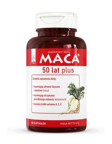 Maca 50 lat plus 80 kaps.