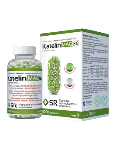 Katelin MAG B6 100 kapsułek o przedłużonym...