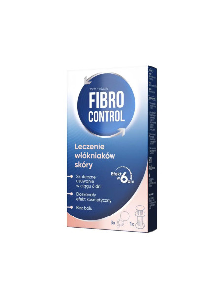 Fibrocontrol plastry do usuwania włókniaków skóry (3 plastry + aplikator)