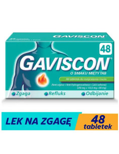 Gaviscon 48 tabl.