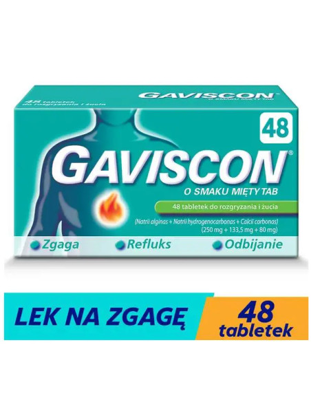 Gaviscon 48 tabl.