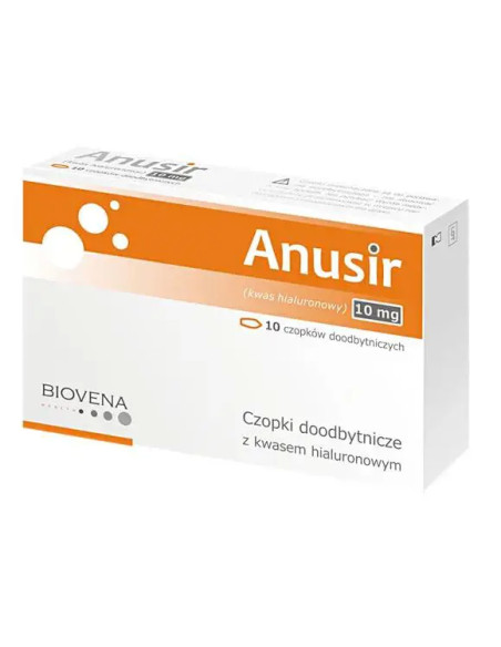 Anusir czopki 10 szt.