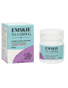 Emskie na gardło - pastylki do ssania z solą emską o...
