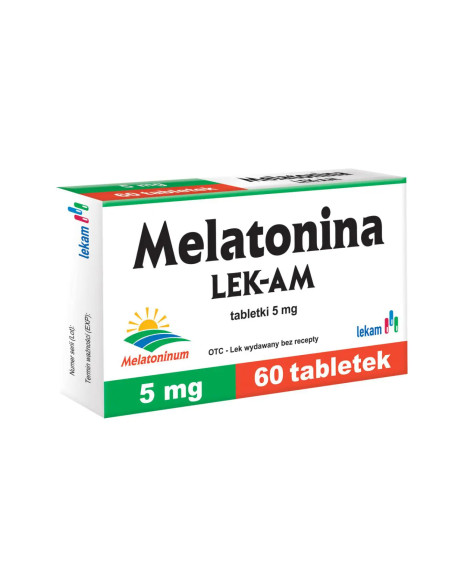 Melatonina Lek-Am 5 mg 60 tabletek