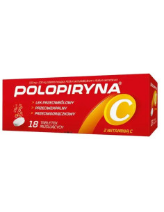 Polopiryna C tabletki musujące 18 sztuk