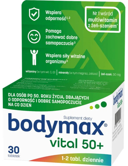 Bodymax Vital 50+ 30 tabletek