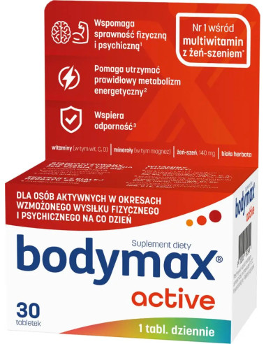 Bodymax Active 30 tabletek