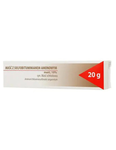 Maść z sulfobituminianem (ichtiolowa) 20 g