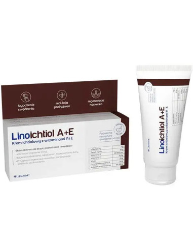 LINOICHTIOL A+E Krem ichtiolowy z wit. A i E 50 g