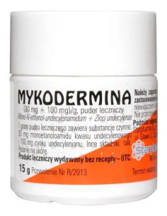 Mykodermina puder leczniczy 15 g