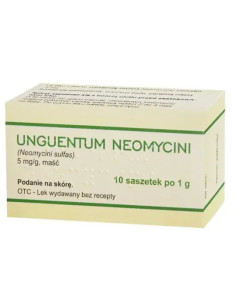 Unguentum Neomycini 5 mg/ 1 g maść 10 saszetek