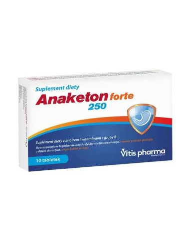 Anaketon Forte 250 10 tabletek