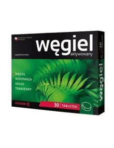 Węgiel aktywowany 30 tabletek COLFARM