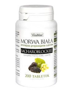 Morwa biała SACHAROBLOCKER 200 tabletek
