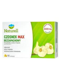 Naturell Czosnek MAX Bezzapachowy 90 kaps.