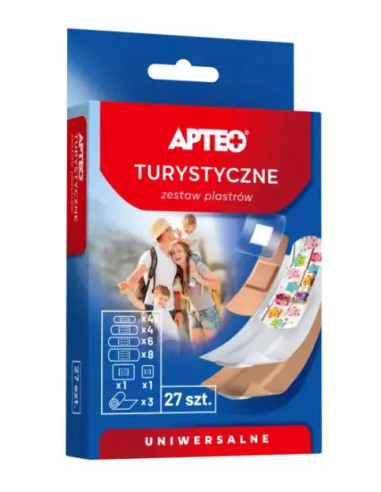 Plastry turystyczne APTEO CARE 27 sztuk