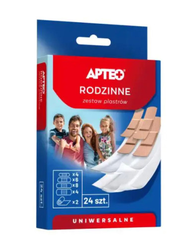 Zestaw plastrów rodzinnych (uniwersalny) APTEO...