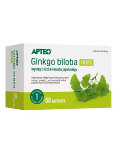 Ginkgo biloba FORTE APTEO 60 kaps.