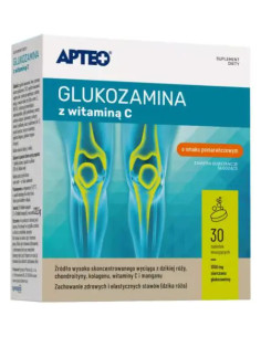 Glukozamina z witaminą C APTEO tabl. mus. 30 szt.