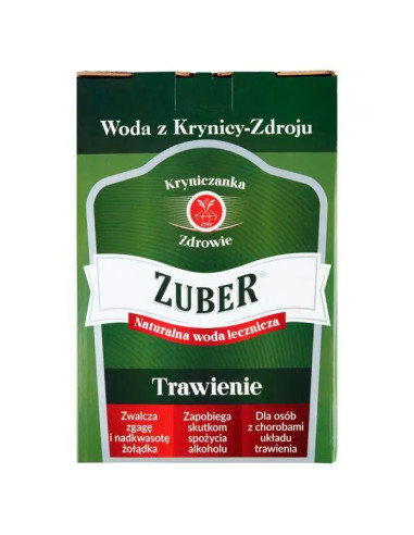 Naturalna woda lecznicza Zuber Trawienie 3 l