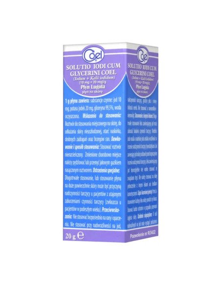 Płyn lugola Solutio lodi cum Glycerini 20 g