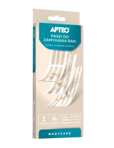 Paski do zamykania ran zestaw w kolorze cielistym APTEO 3...