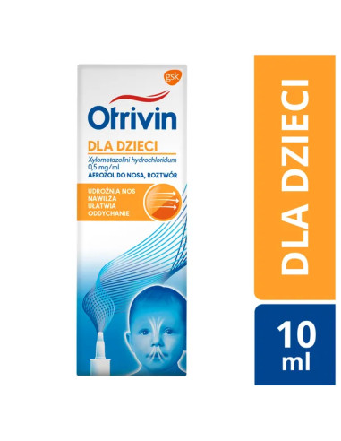 Otrivin dla dzieci 0,05% aerozol 10 ml