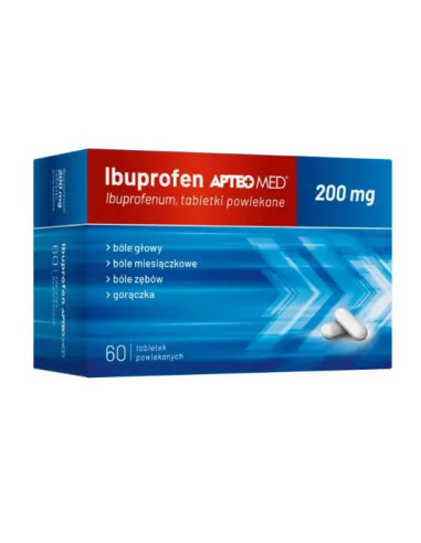 Ibuprofen 200 mg APTEO MED 60 tabl.