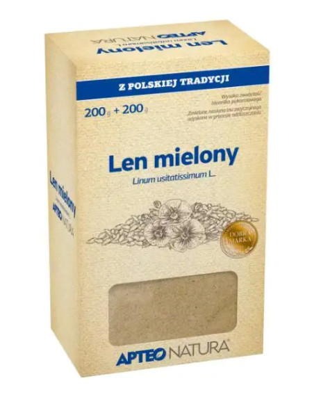 Len Mielony APTEO NATURA 200 g + 200 g