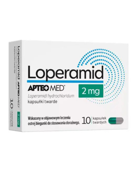 Loperamid 2 mg APTEO MED 10 kaps.