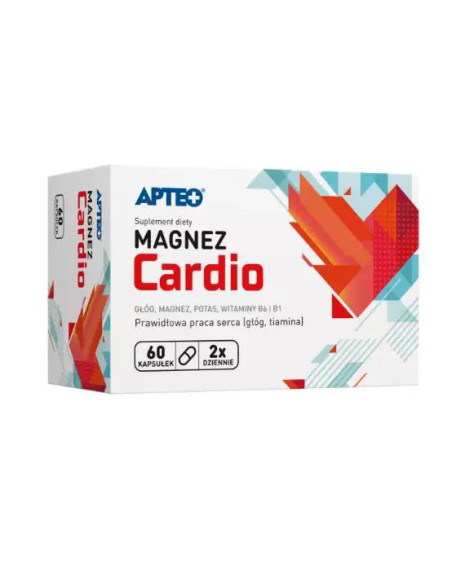 Magnez + wit. B6 cardio APTEO 60 kaps.