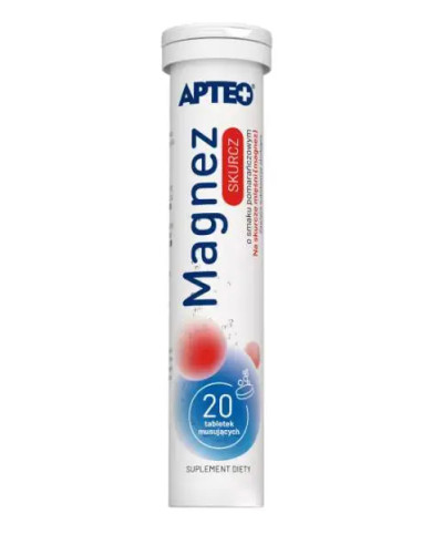 Magnez Skurcz o smaku pomarańczowym APTEO 20...