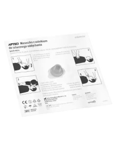 Maseczka z ustnikiem do sztucznego oddychania APTEO 1 szt.