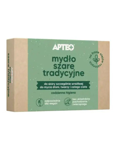 Mydło szare tradycyjne APTEO 100 g.