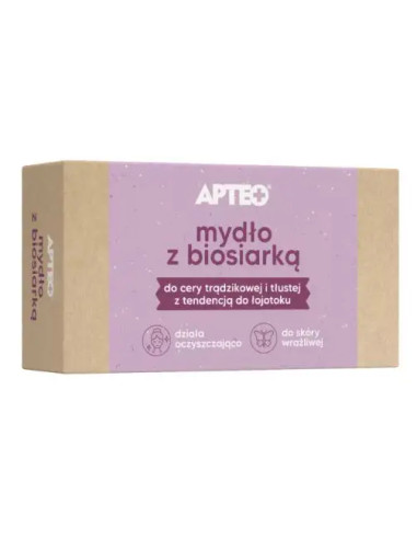 Mydło z biosiarką APTEO CARE 1 szt.