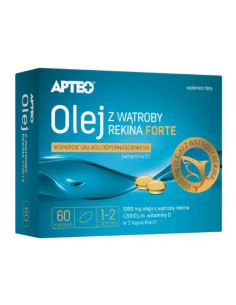 Olej z wątroby rekina Forte APTEO 60 kaps.