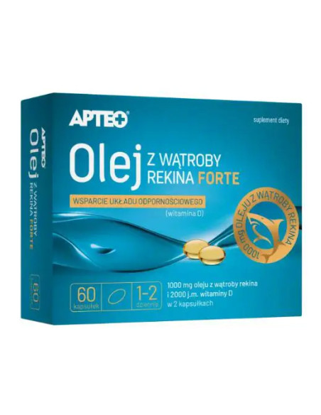 Olej z wątroby rekina Forte APTEO 60 kaps.