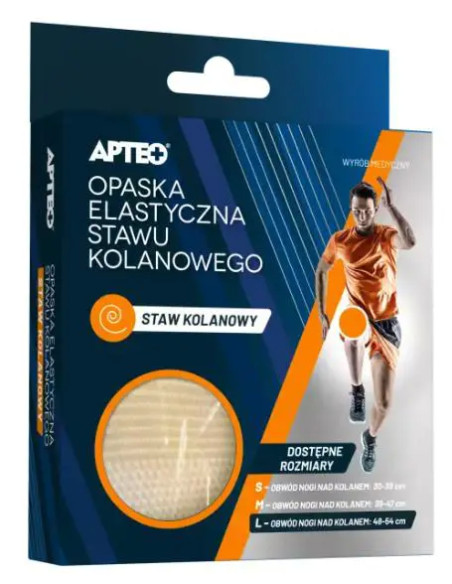 Opaska elastyczna stawu kolanowego rozmiar L APTEO 1 szt.