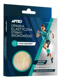 Opaska elastyczna stawu skokowego rozmiar L APTEO 1 sztuka