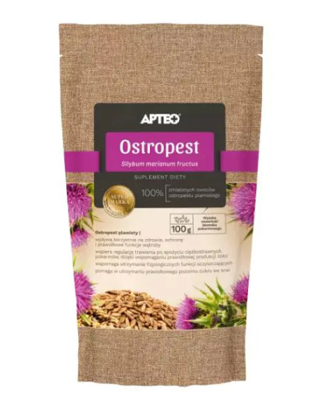 Ostropest plamisty mielony APTEO 100 g.