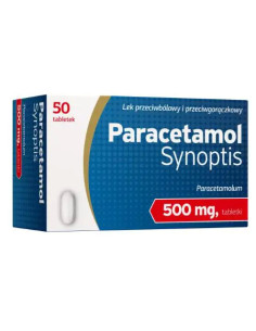 Paracetamol Synoptis 500 mg 50 tabl.
