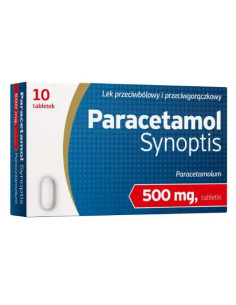 Paracetamol Synoptis 500 mg 10 tabl.