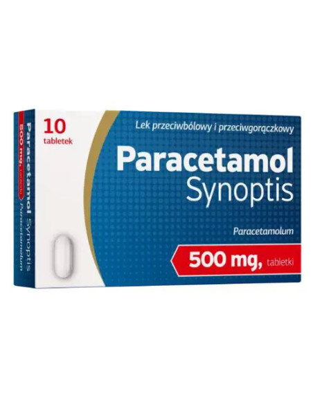 Paracetamol Synoptis 500 mg 10 tabl.